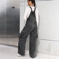 thumbnail image 4 of XIMIN Cargo Jean Overalls for Kid Girls Overalls Demin Wide Leg Cargo jumpsuit Loose Fit Bib Baggy Jean Wide Leg Bib Utility Stretchy Denim Jumpsuit Overall Loose 90s Trendy, 4 of 4