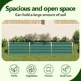 thumbnail image 4 of vidaXL Raised Garden Bed Planter Pot Flower Box Outdoor Galvanized Steel Green, 4 of 7