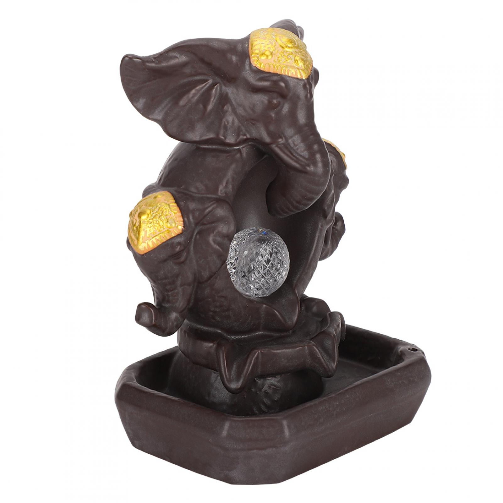 Ceramic Incense Burner LED Light Crystal Ball Incense Holder+20 Incense Cones Ceramic Incense Burner LED Light Crystal Ball Incense Holder+20 Incense Cones