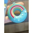 thumbnail image 3 of Simulation Rainbow Donut Keychain Cute Cartoon Bag Key Chain Keyring Ornament Bag Purse Charm Accessories, 3 of 5