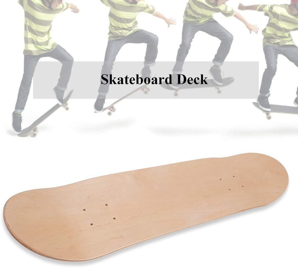 Blank DIY Skateboard Deck Double Warped Concave Skate Wood Decks Maple Board 