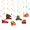 Set E, variant on Christmas Hanging Swirls Xmas Party Ceiling Decoration Xmas Wall Spiral Pendants