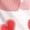 Red, variant on LWavelet Women's Heart Print Shorts Drawstring Waist Casual Summer Lounge Shorts White 2XL