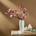 thumbnail image 6 of Artificial Plum Blossom Decorative Photo Props Faux Silk Flower Wedding Artificial Bouquet for Office, 6 of 7