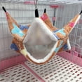 thumbnail image 4 of Billuyoard Hamaca para ratas, cama colgante de Material Premium, colores surtidos, suministros para mascotas de lana para hámster, ardilla, estrella de Type3 NO3, 4 of 6