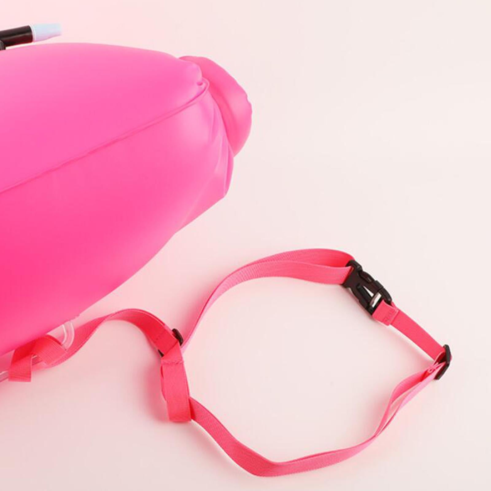 Axioma 20L Waterproof Swim Bouy with Storage Space Inflatable Dry Bag Bright Color Swim Rosy