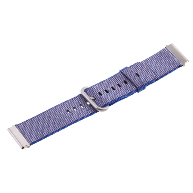 Correas de reloj de 22 mm para Pebble Time Steel, Classic, ZenWatch, 2 azules Zulema Banda de reloj de 22 mm