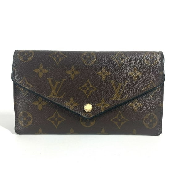 Pre-Owned LOUIS VUITTON M62155 Monogram Portefeuille Jeanne Long Wallet Flap Canvas... (Fair)