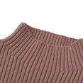 thumbnail image 5 of LIJCC Kid Girls Long Sleeve Turtleneck Pullover Sweater Basic Shirt Tee Mock Neck Tee Top Ribbed Knit Casual Top Autumn Winter Fashion Office Wear, 5 of 7