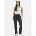 thumbnail image 2 of No Boundaries Mid Rise Bootcut Jeans, 32” Inseam, 1 or 2-Pack, Women’s, 2 of 6
