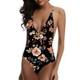 thumbnail image 4 of Birdeem Women Bikini Print Strappy Back Set Swimsuits Plus Size Bathing Suits Tankinis Swimwear, 4 of 9