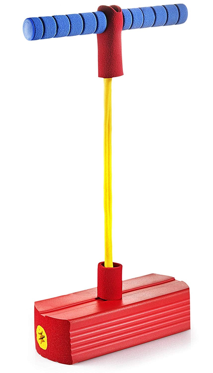 jumping toy with figure 8 rubber ball