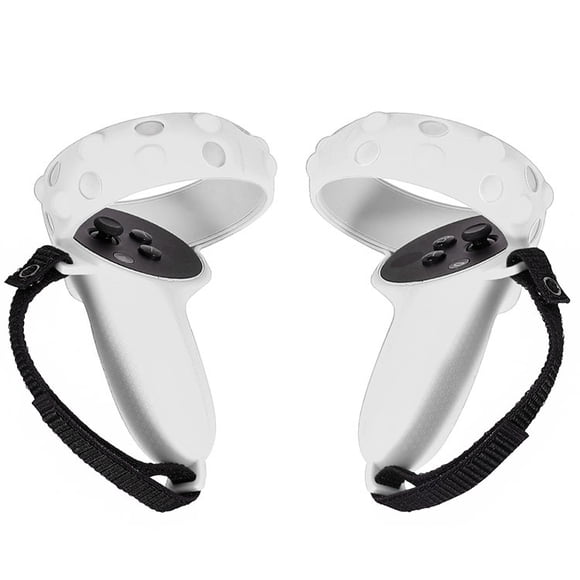 Adecuado para Oculus Quest 2 Controlador de mango de silicona Funda protectora de silicona Anti-caída Anti-pérdida Funda de silicona todo incluido