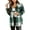Green, variant on Flannel Shirts for Women Plaid Jackets Long Sleeve Shackets Womens Button Down Coats Warm Blouses