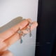 thumbnail image 3 of Fiudx Pendientes de Diamantes de Imitación, Elegante Diseño Geométrico con Colgante de Ojo de Gato, Cómodos para Orejas Sensibles, Un Regalo Brillante para Tus Seres Queridos, Ideal para El Día a Día, 3 of 6