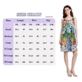 thumbnail image 4 of FORMRS Summer Dress for Women Loose U Neck Sleeveless Midi Beach Sundresses with Pockets, Blue Flowers, 4 of 8