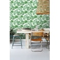 thumbnail image 5 of ESTA Home Patti Light Green Leaves Wallpaper, 20.5-in by 33-ft, 5 of 11