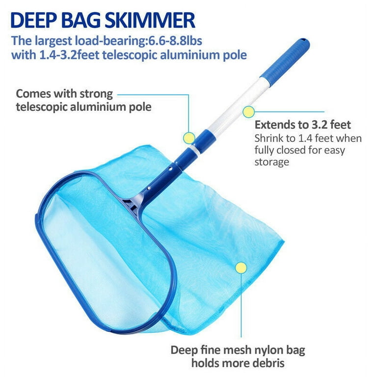 Handheld Skimmer Net Above Ground Swimming Pool Accessories Cleaning Supplies Handheld Skimmer Net Above Ground Swimming Pool Accessories Cleaning Supplies