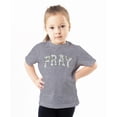 thumbnail image 2 of Camo Pray Unisex Shirt for Teens & Kids - Christian Faith Inspirational Matching Family Tee Granite Heather Shirt 12 Months, 2 of 8