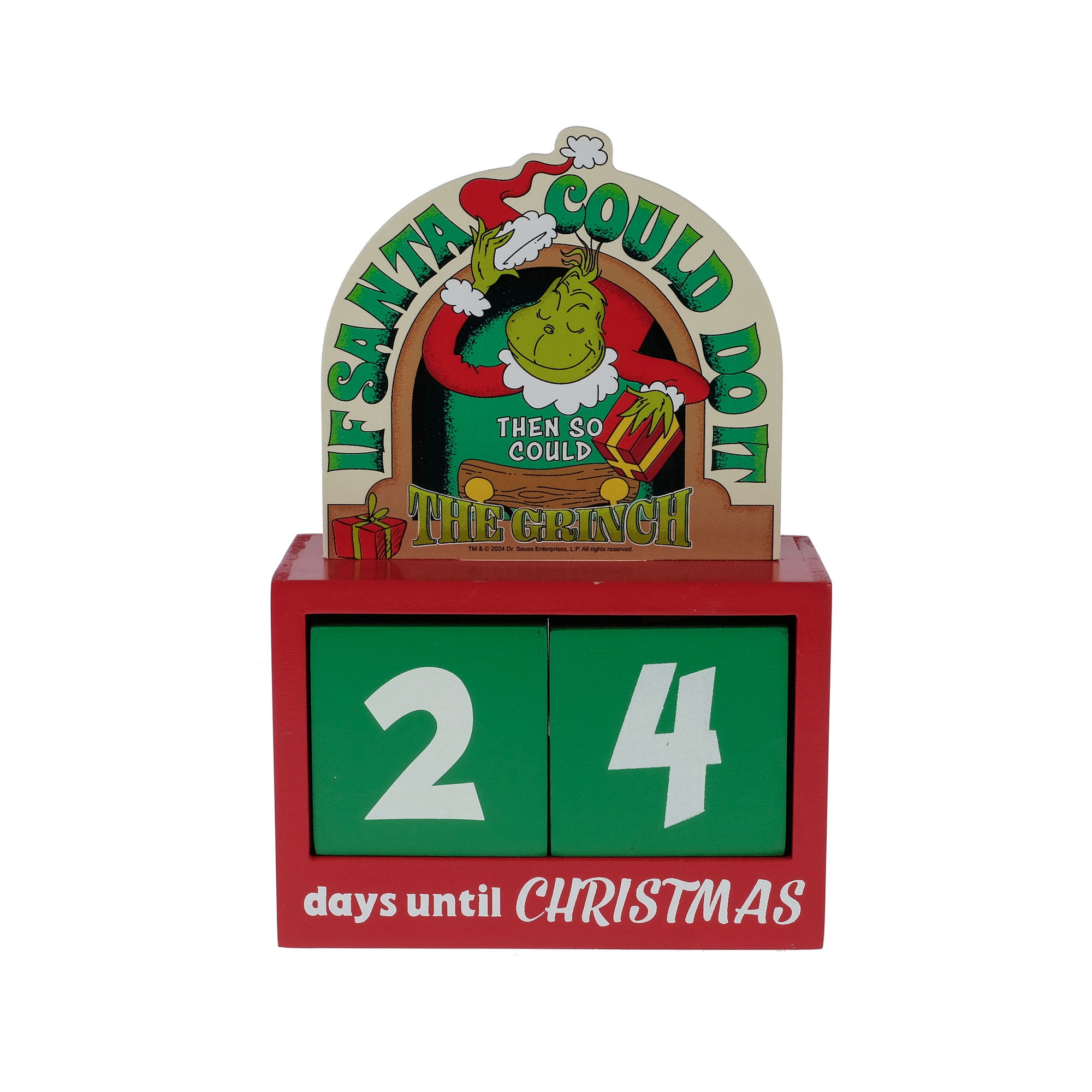 Dr. Seuss' How the Grinch Stole Christmas Red Countdown Christmas Countdown Calendar by Ruz