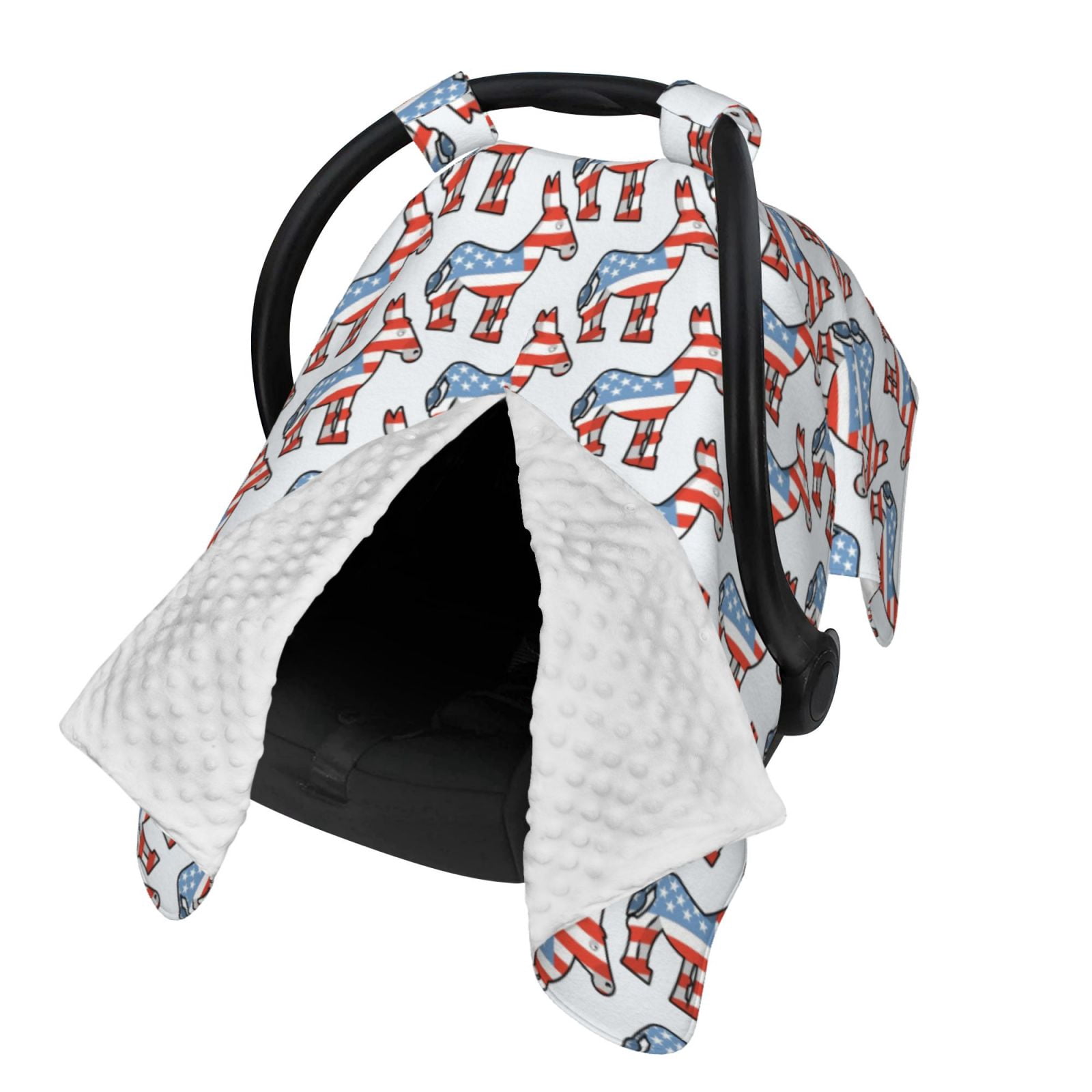 Naloa Donkey Baby Car Seat Cover, Breathable Baby Carrier Cover, Multiuse Baby Carrier Cover & Nursing Breastfeeding Cover