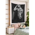 thumbnail image 3 of Tapiz de Jensen Ackles para dormitorio, estampado artístico para colgar en la pared, póster estético, decoración de fondo, tapices para sala de estar, dormitorio, regalo para fanáticos, 60 x 40, 3 of 8