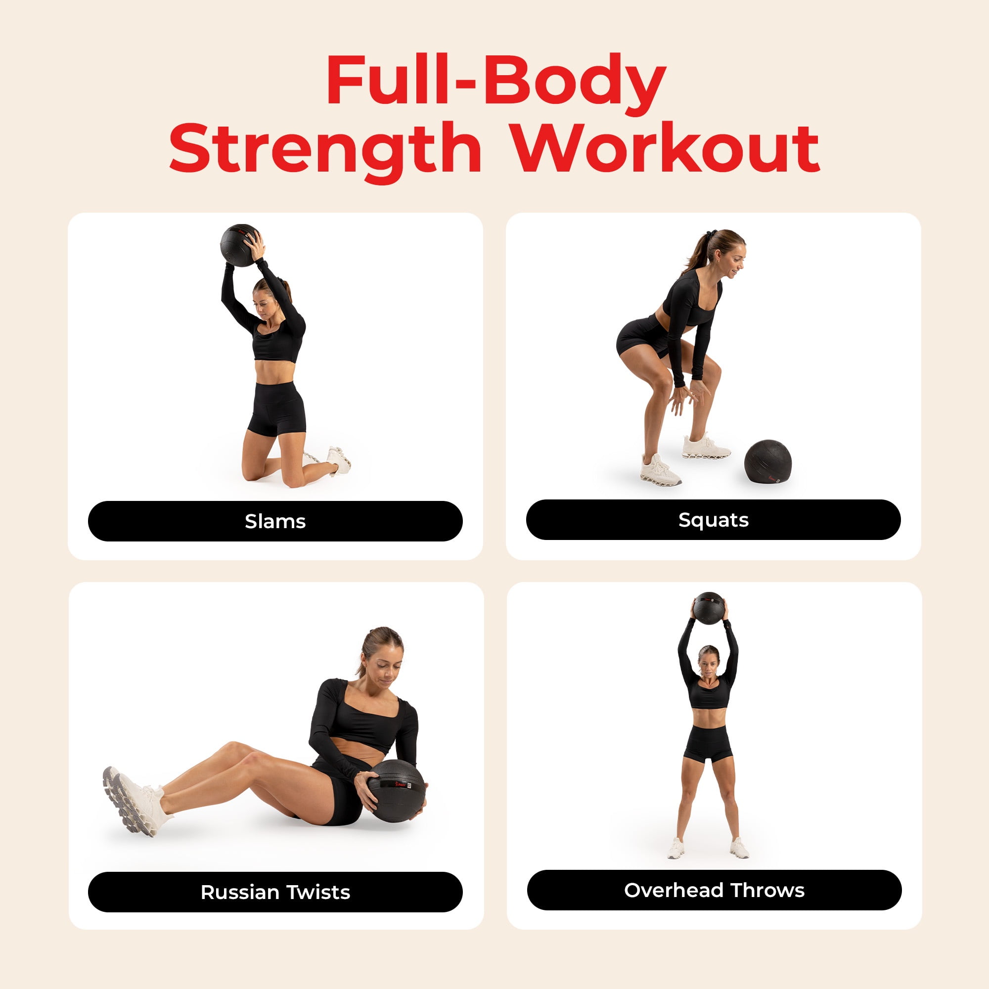 Sunny Health & Fitness Slam Ball - 10 Lbs