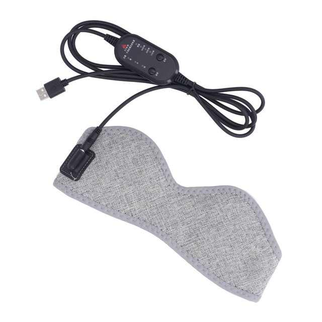 Eye Heating Pad, USB Powered Even Heat Heated Eye Cover Adjustable Temp Stress Relief for Dry Eyes