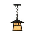 thumbnail image 3 of Meyda 92202 8 in. Stillwater Double Bar Mission Pendant - Craftsman Brown, 3 of 5