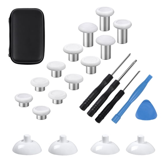 Thumbstick Grip Replacement Thumb Sticks Joystick Analog for Game Controller Thumb Grip with Prying Tool