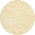 thumbnail image 1 of Ahgly Company Indoor Round Contemporary Peach Beige Solid Area Rugs, 7' Round, 1 of 6