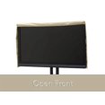 thumbnail image 3 of Covermates Outdoor Flip Top TV Cover – Various Sizes, Durable Polyester, Weatherproof, Dustproof, Flip Touch Fastener Closure, Outdoor TV Covers, 65-68 Inch Screen Size, Khaki, 3 of 7