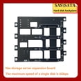 thumbnail image 2 of Placa Base de Disco Duro SAS/ para Servidor de Almacenamiento NAS, Adaptador de 6 Gbps SFF8643 A HDD SSD de 4 Bahías, Fuente de Alimentación 4D de Gran Tamaño., 2 of 5