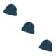 thumbnail image 2 of Minnieouse Gorros Gorros de punto de invierno Lana Lindo Cuff Hat Pullover Hip Hop Ropa fría a prueba de viento Regalos para esquiar azul Type1 NO1, 2 of 6