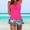007 Hot Pink, variant on Oplxuo Womens Tankinis with Skirts Tummy Control Tankini Swimsuit Two Piece Bathing Suit Ruffle Swimwear Ladies SwimSuit