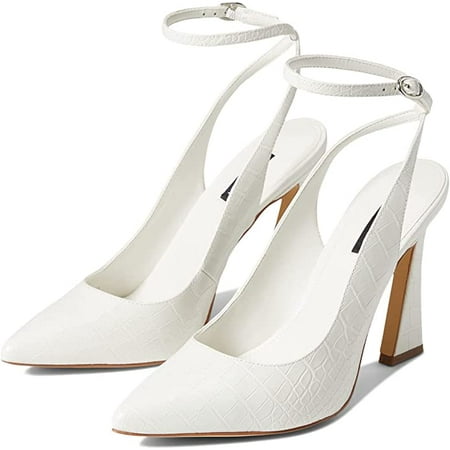 

NINE WEST Tabita 3 Ivory Crocodile 9.5 M