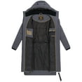 thumbnail image 5 of Marikoo Women's Knee-Length Quilted Winter Jacket with Hood - Benikoo, 5 of 8