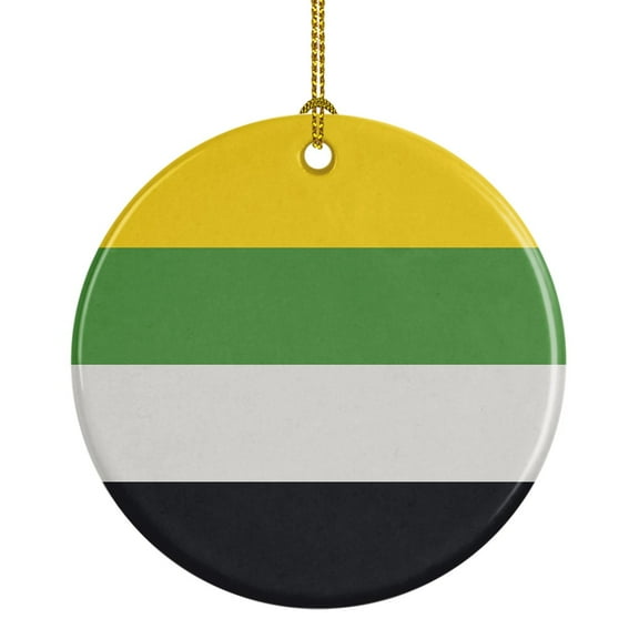 Skiliosexual Pride Ceramic Ornament