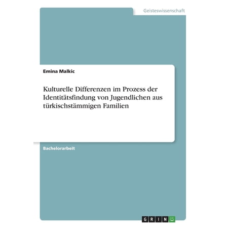 Kulturelle Differenzen Im Prozess Der Identitätsfindung Von Jugendlichen Aus Türkischstämmigen Familien (German Edition)