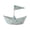 White, variant on AOOOWER Metal Sailboats Sculptures Boats Decorations Statue Ornament Sailboats Figurines Nauticals Home Decors Collectibles Gift