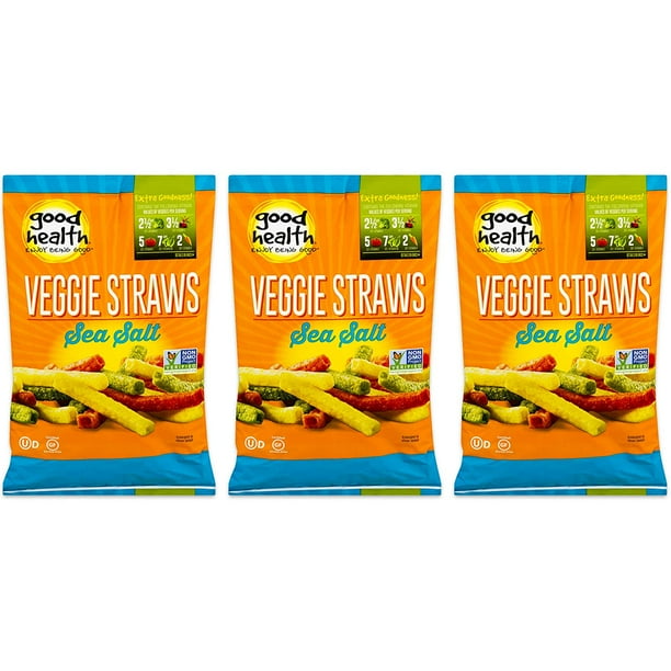 Good Health Veggie Straws, 2.75 Oz Bags (Pack of 3)