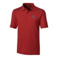 thumbnail image 2 of Men's Cutter & Buck Red Gonzaga Bulldogs Forge Pencil Stripe Stretch Polo, 2 of 3