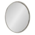 thumbnail image 1 of Kate and Laurel Rowla Miroir Mural Rond, Argent Diamètre 24 Pouces, 1 of 9