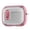Pink+Clear, variant on Dteck Case for Apple AirPods 4th Generation 2024,Shockproof Electroplated Hard PC Transparent Case Lock Cover with Keychain for AirPods 4th Gen (2024),Purple