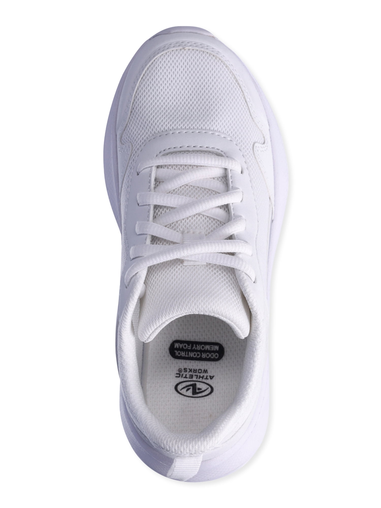 Athletic Works Little Girl & Big Girl Mesh Jogger Lace Up Sneakers