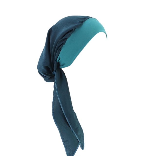 Minnieouse Pañuelo para la cabeza para mujer, a la moda, preatado, práctico, versátil, transpirable, cómodo, accesorio para el cabello Sombreros azul eléctrico Minnieouse AP009762-07