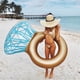 thumbnail image 4 of Tumbona inflable plegable y divertida para la playa y la natación con forma de diamante brillante, 4 of 8