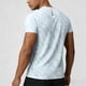 thumbnail image 5 of Ceisia Men's Athletic Textured T-shirt Short Sleeve Round Neck Quick Dry Slim Fit Outdoor Climbing Running Casual Tee Tops Slim Fit White XXXL Gifts, 5 of 8