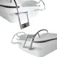 thumbnail image 2 of Speravity Escalera de barco de acero inoxidable telescópica plegable plataforma de Hardware pulido 3 escalones escaleras accesorios piscina Bombillas para automóviles Speravity VI001894-00B, 2 of 6