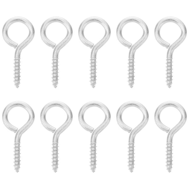 10 Pcs Crochets à Vis à Il Auto-Tapotants Antirouille pour Bois